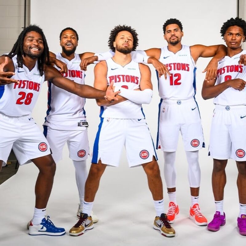 detroit pistons maillots joueurs histoire
