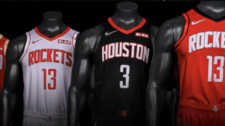 Image de l'article Nike dévoile les maillots officiels des Houston Rockets pour la saison 2019-2020 