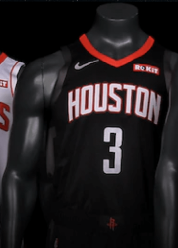 Image de l'article Nike dévoile les maillots officiels des Houston Rockets pour la saison 2019-2020 