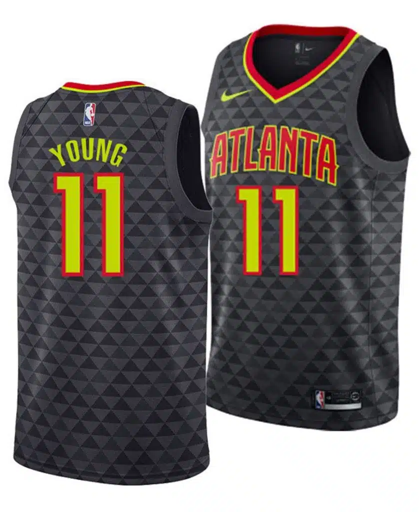 maillot nike icon atlanta hawks trae young