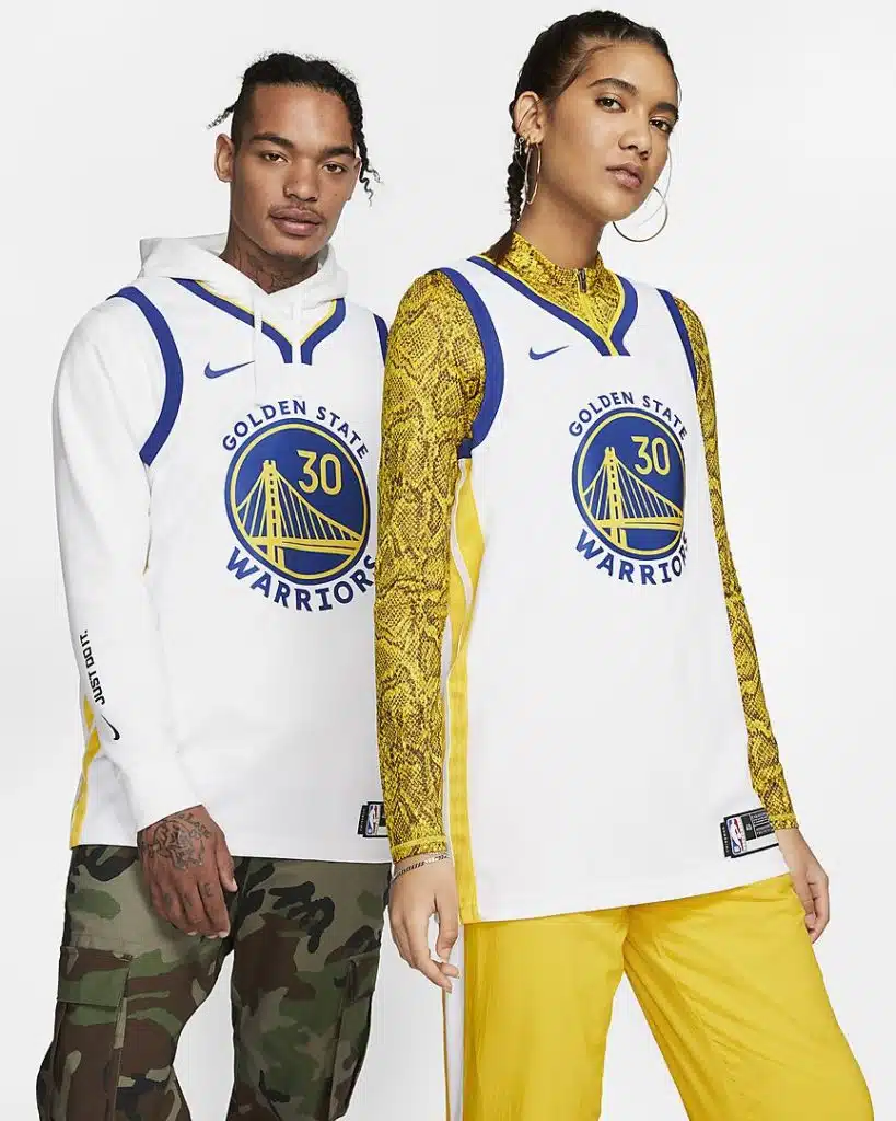 maillot association nike golden state warriors
