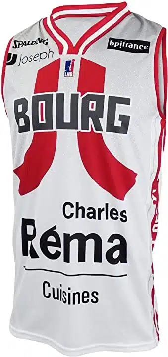 maillot domicile jl bourg basket spalding