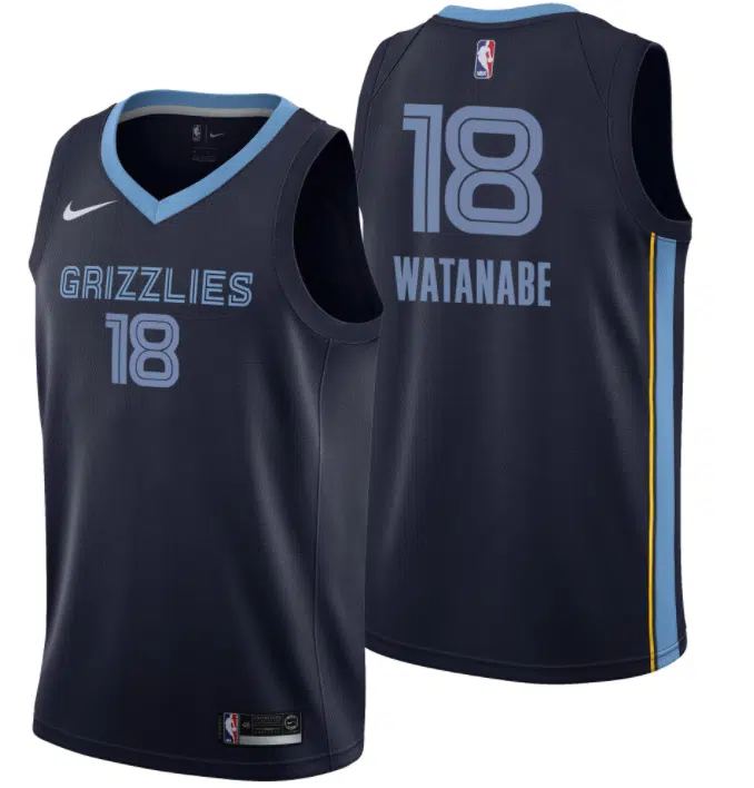 maillot icon memphis grizzlies yuta watanabe