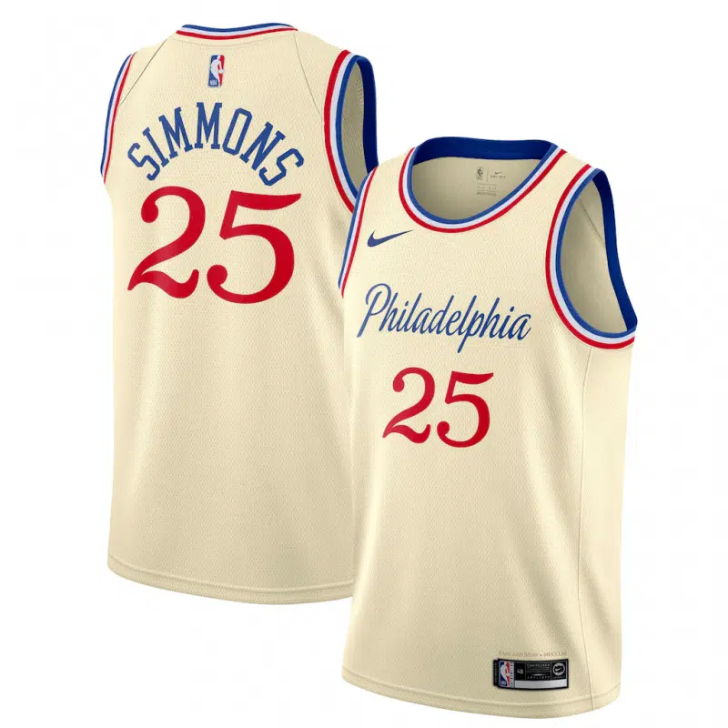 maillot city philadelphia sixers ben simmons nike