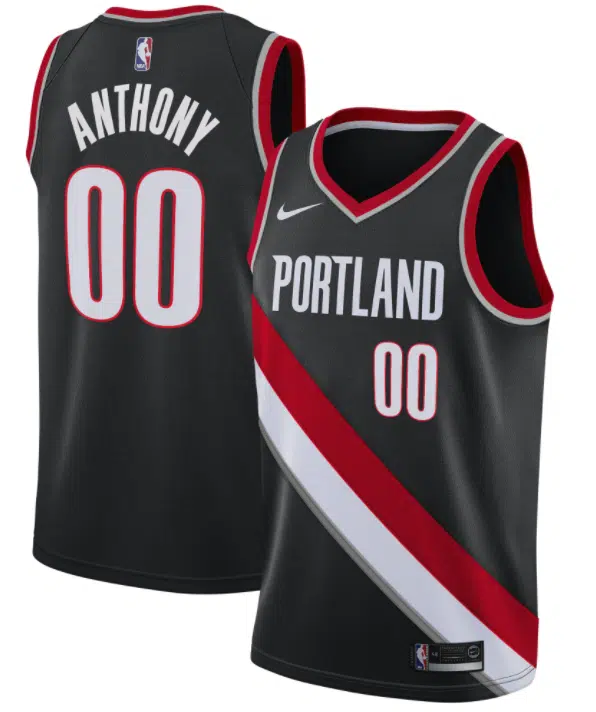 maillot nike icon portland trail blazers carmelo anthony