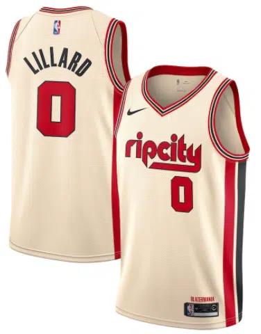 maillot city trail blazers damian lillard