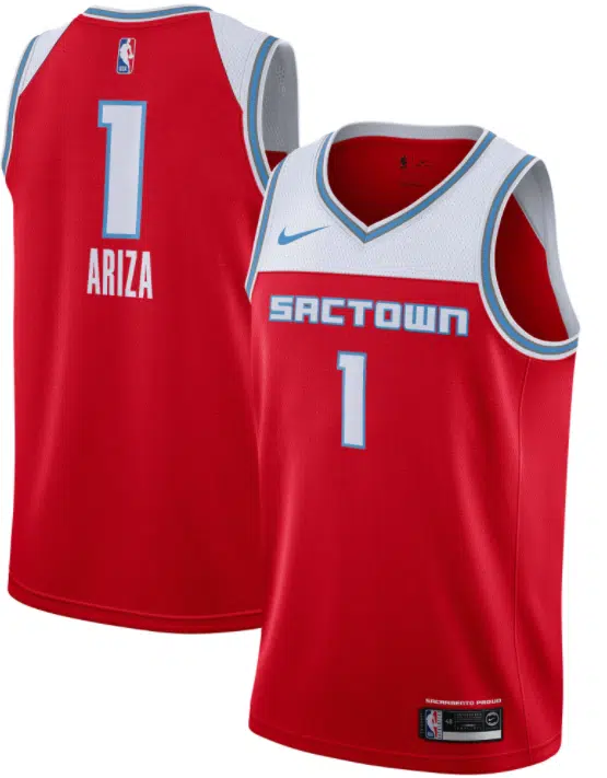 maillot sacramento kings nike city edition trevor ariza