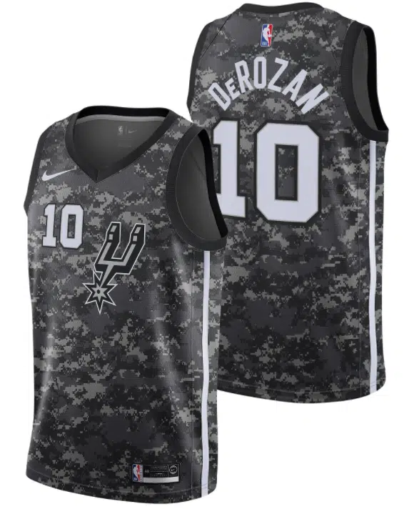 maillot city san antonio spurs demar derozan