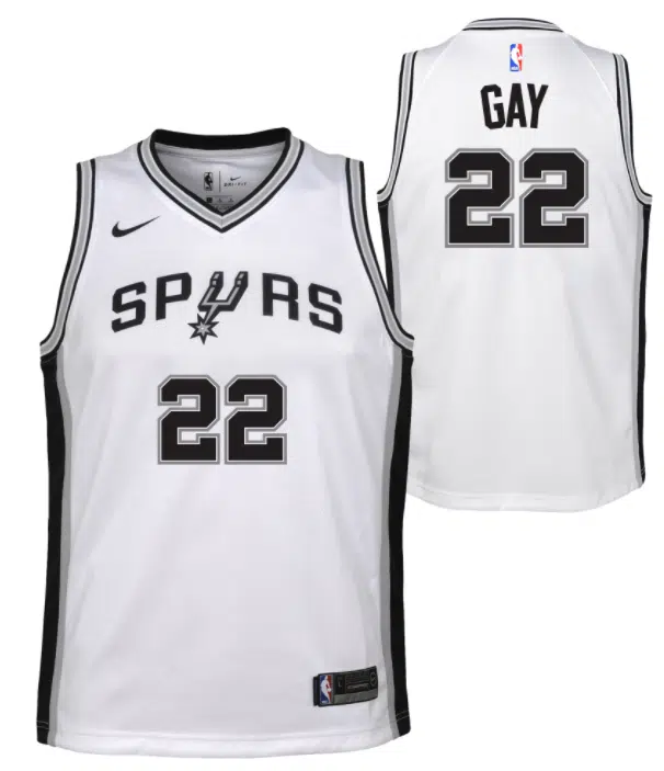 maillot association san antonio spurs rudy gay
