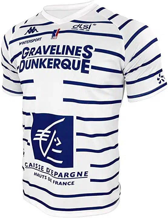 maillot bcm gravelines dunkerque domicile kappa