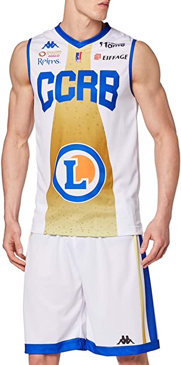 maillot domicile champagne chalons reims basket kappa