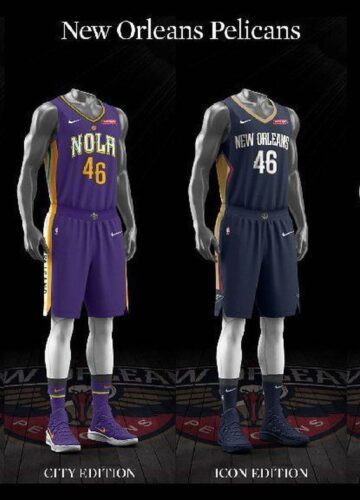 Image de l'article Nike lance le maillot des New Orleans Pelicans 2019-2020 “Icon Edition”