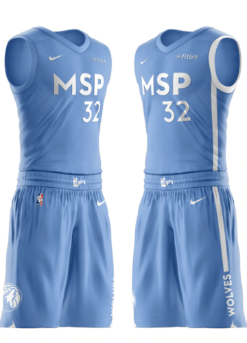 Image de l'article Nike présente les maillots officiels des Minnesota Timberwolves pour la saison 2019-2020