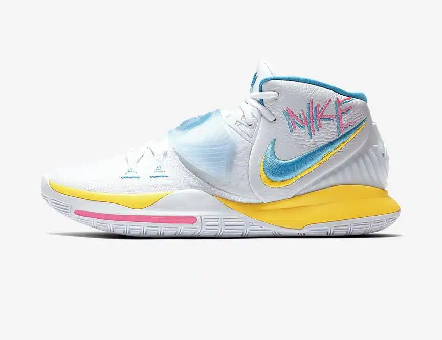 nike kyrie 6 neon graffiti