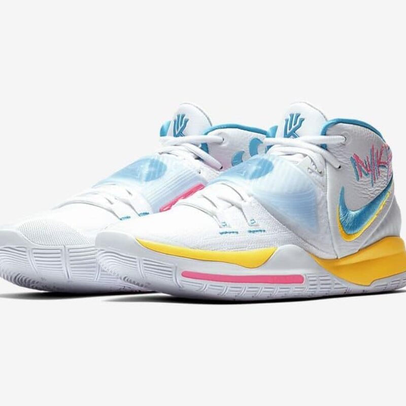 nike kyrie 6 neon graffiti
