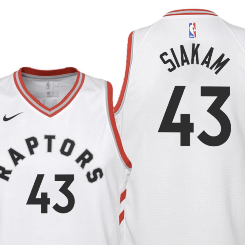 maillot association toronto raptors