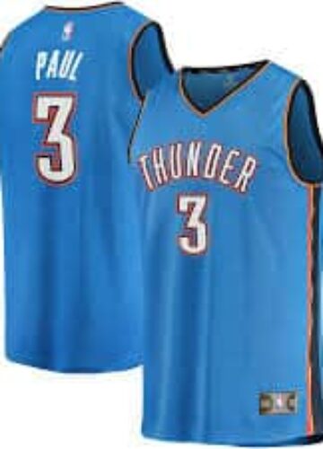 Image de l'article Le Oklahoma City Thunder et Nike dévoilent le maillot officiel 2019-2020 à l’extérieur : la “Icon Edition”