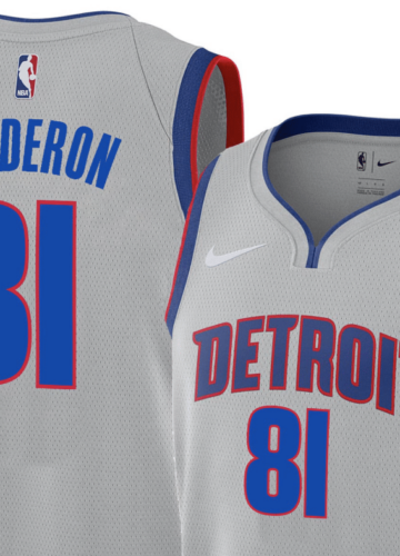 Image de l'article Nike dévoile le maillot officiel des Detroit Pistons 2019-2020 pour les gros matchs : la “Statement Edition”