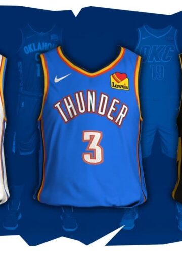 Image de l'article Le Thunder et Nike présentent le maillot officiel 2019-2020 à domicile : l’édition ”Association”