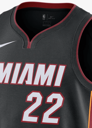 Image de l'article Le maillot Icon de Nike pour les matchs à l'extérieur du Miami Heat 2019-2020