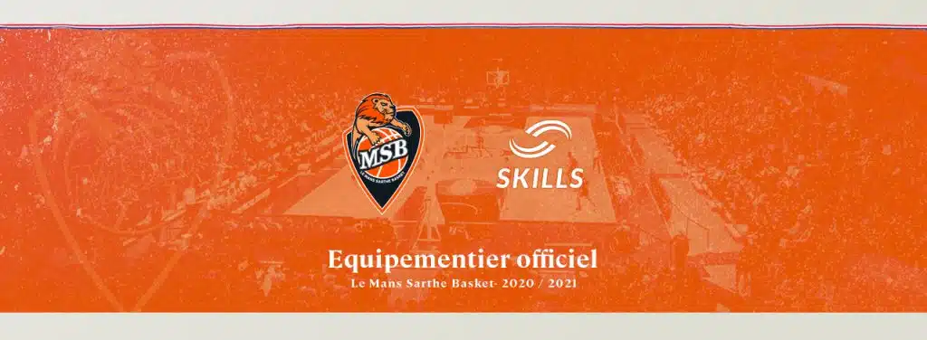 skills devient le partenaire du Mans SArthe Basket