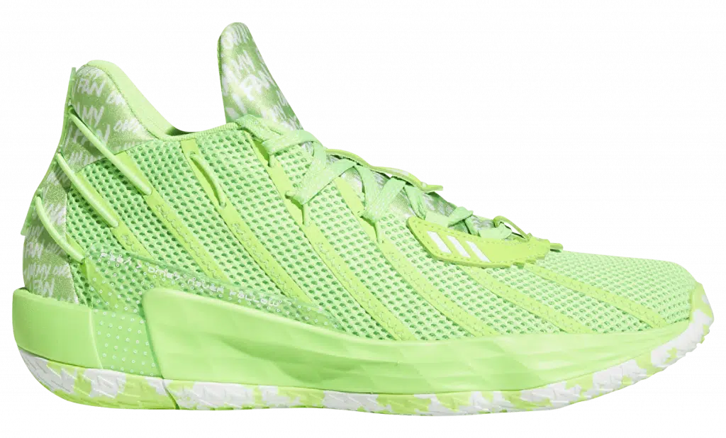 adidas dame 7 neon