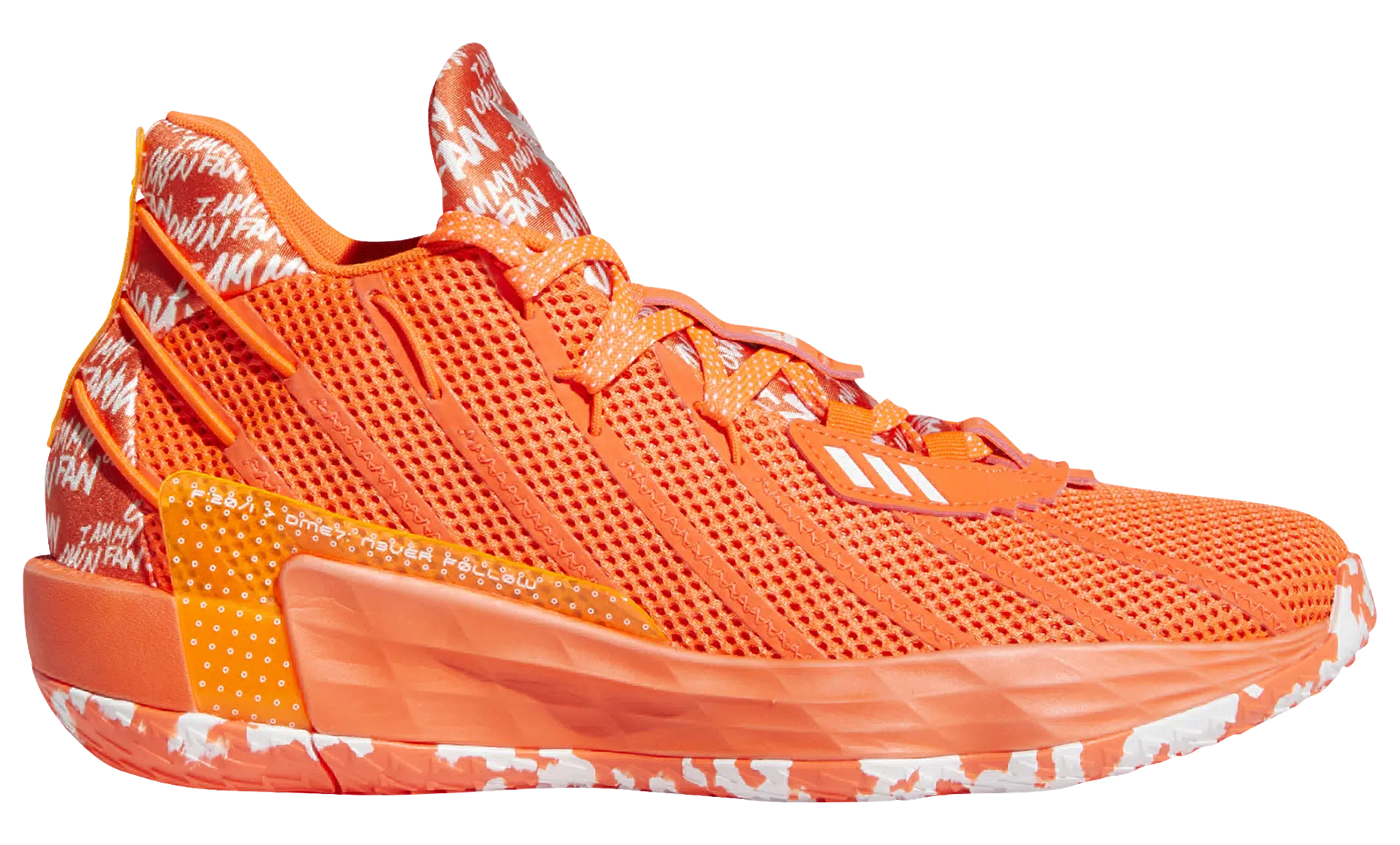 adidas dame 7 orange