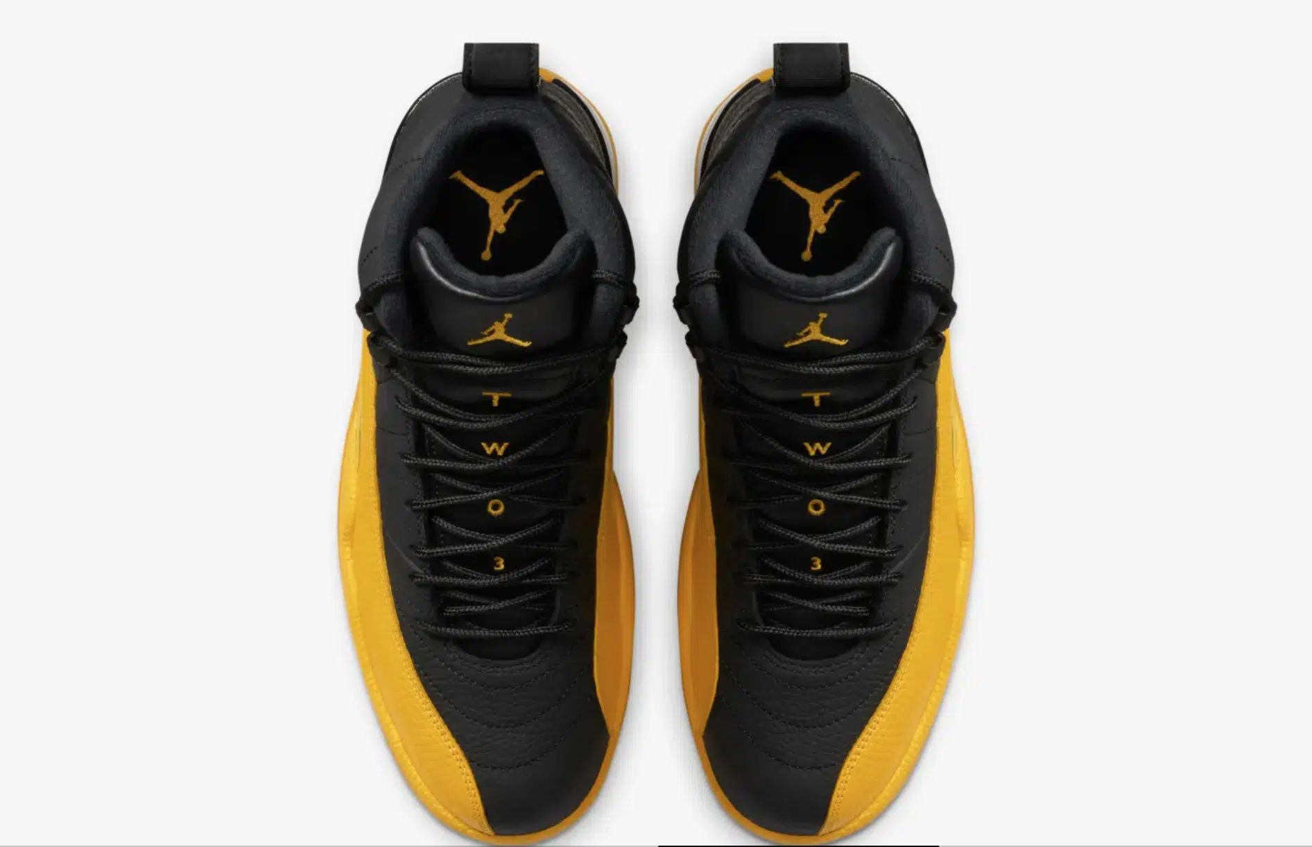 air jordan 12 gold university black