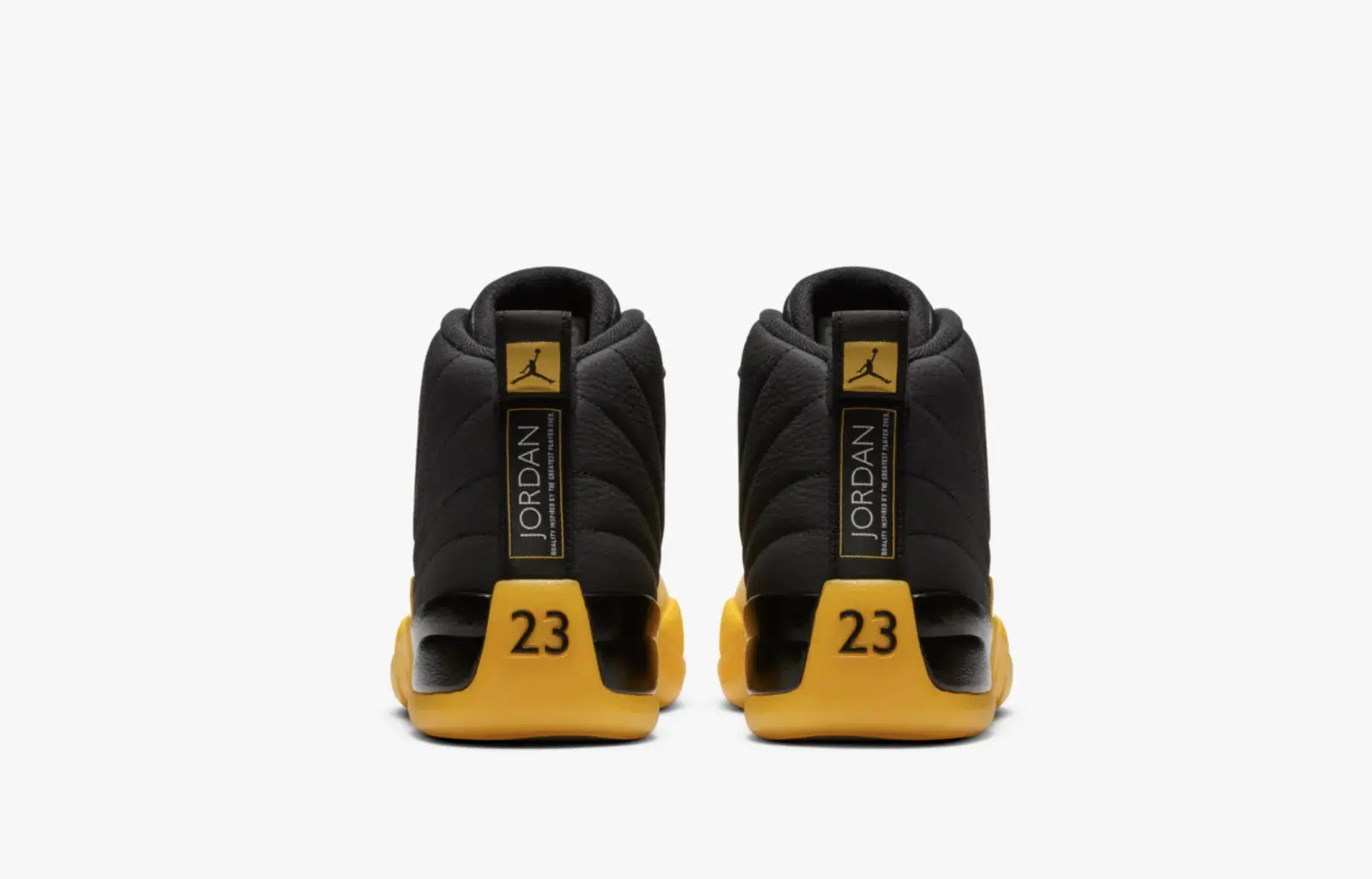 air jordan 12 gold university black