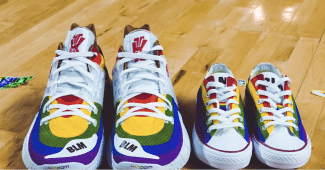 Image de l'article Des chaussures WNBA customisées au service de la justice sociale : à la découverte de « My Kicks My Cause »