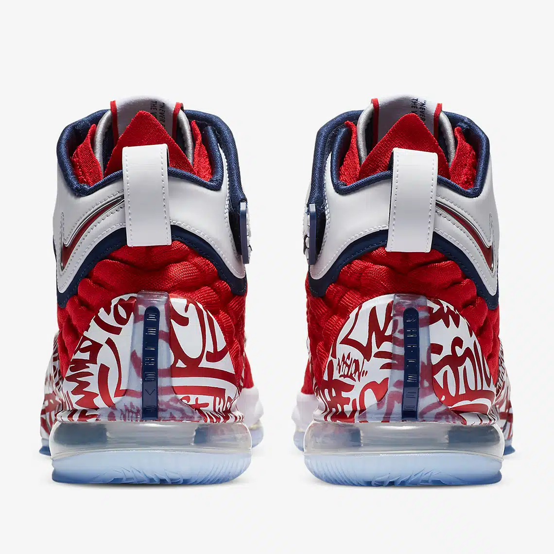 lebron 17 graffiti remix red