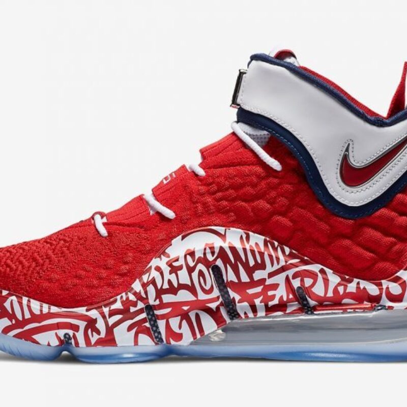 lebron 17 graffiti remix red