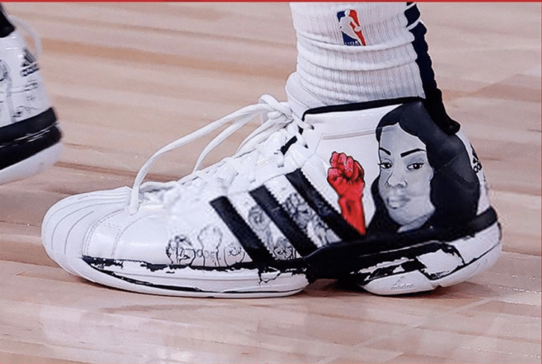 Une adidas Pro Model en hommage Ã  George Floyd et Breonna Taylor