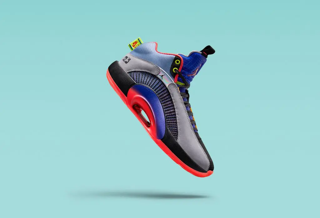 jordan 35 center of gravity
