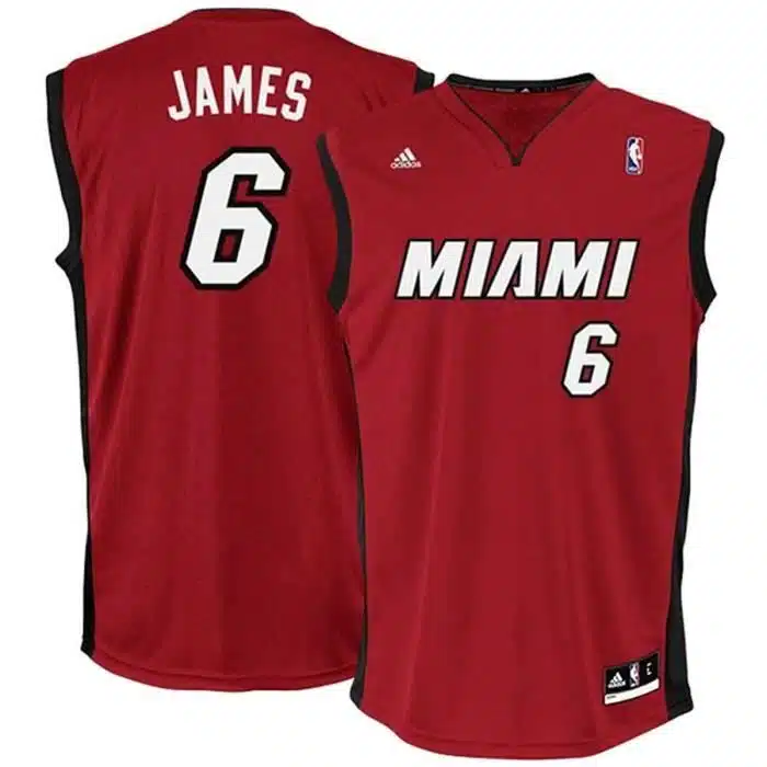 maillot lebron james miami heat alternate jersey