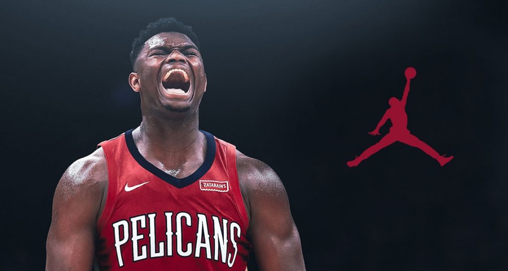 fin contrat jordan brand zion williamson