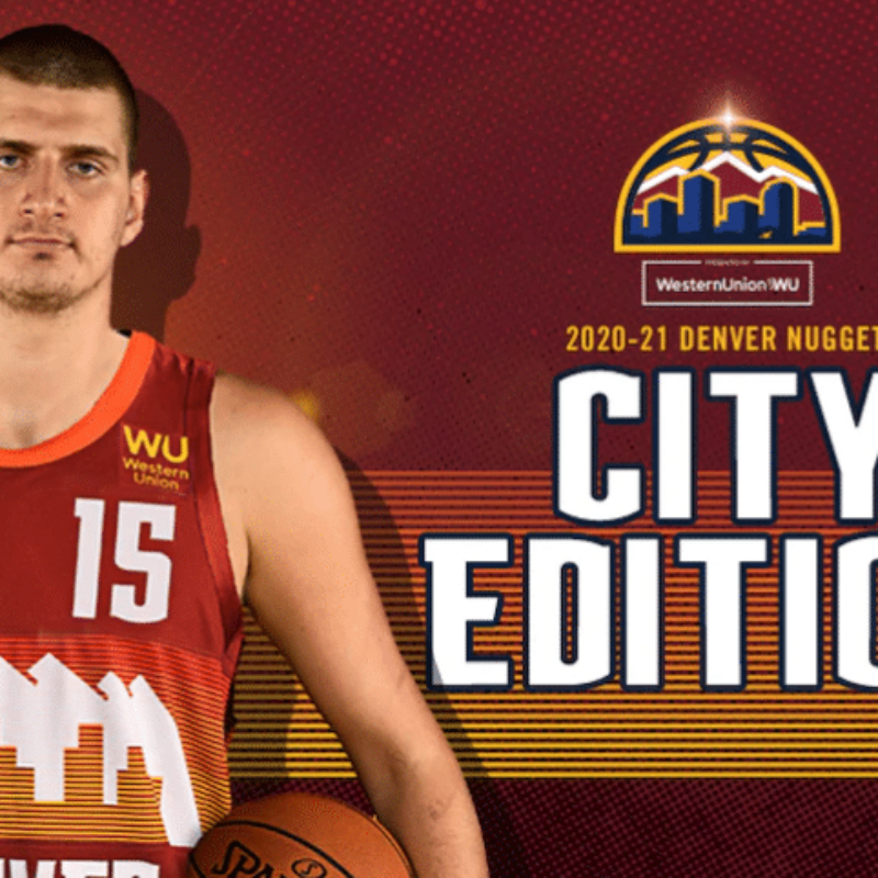 maillot city denver nuggets