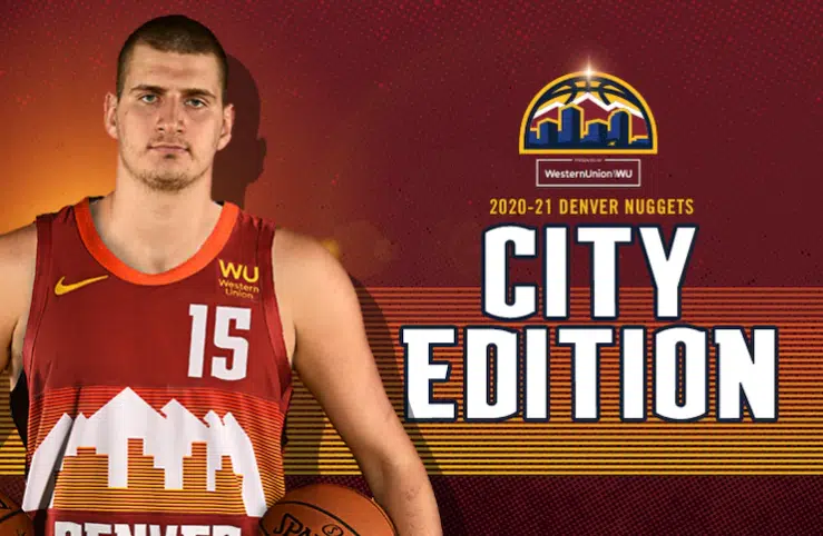 maillot city denver nuggets