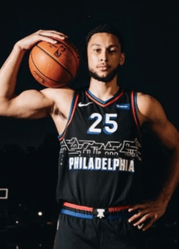 Image de l'article Le Maillot City des Philadelphia Sixers dévoilé avec Ben Simmons