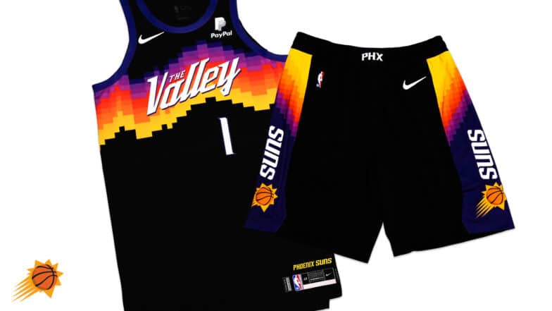 maillot City 2020 2021 phoenix suns the valley
