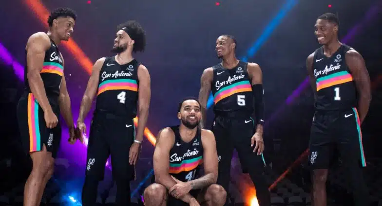maillot city 2020 2021 san antonio spurs fiesta 
