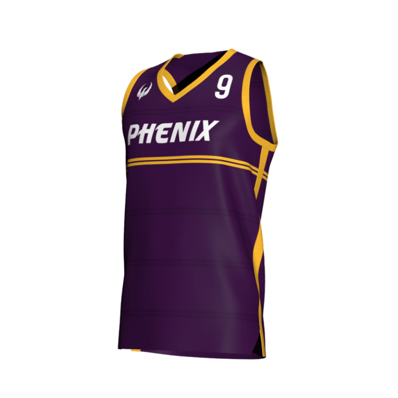 phenix sport maillot basket 100% plastique revalorises