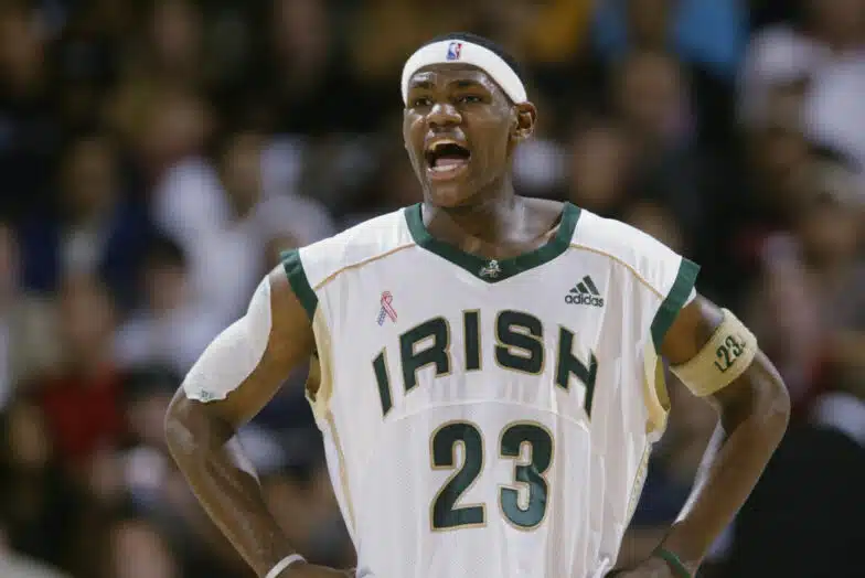 pourquoi lebron james maillot numéro 6 et 23