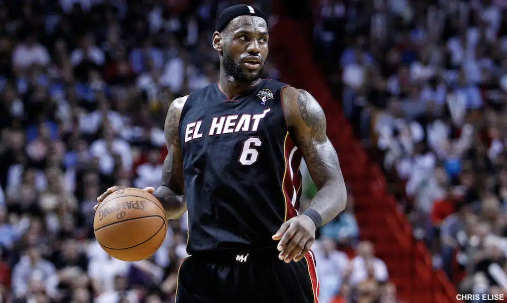 pourquoi lebron james maillot numéro 6 et 23