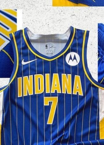 Image de l'article Maillot City des Indiana Pacers : le retour des rayures