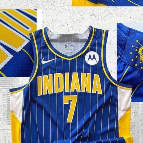 Image de l'article Maillot City des Indiana Pacers : le retour des rayures