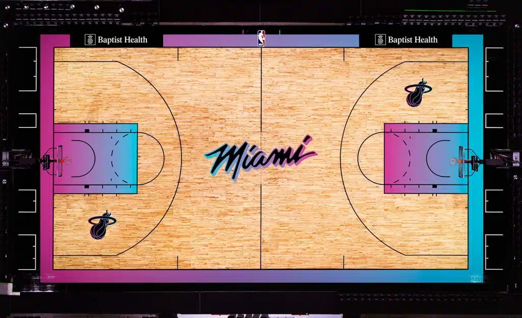 maillot city viceversa miami heat court parquet