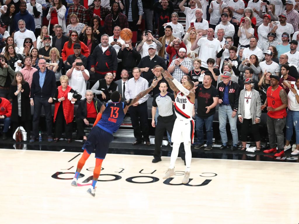 dame 7 lights out okc thunder 50 points buzzer beater