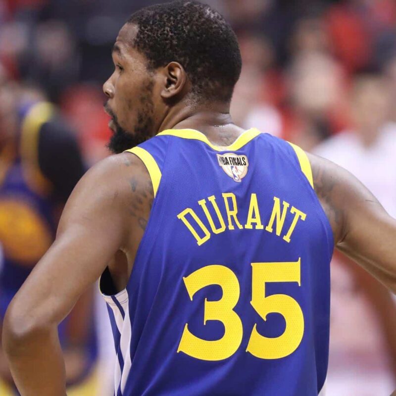 kevin durant maillot numero 7 et 35