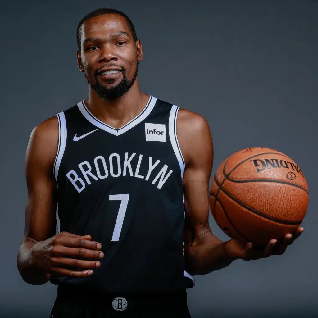 kevin durant maillot numero 7 et 35